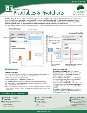 Excel 2016 PivotTables & PivotCharts (Spotlight Guide)
