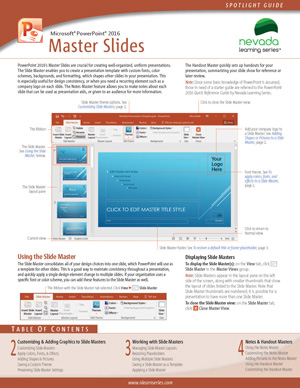 PowerPoint 2016 Master Slides (Spotlight Guide)