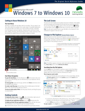 Windows 7 to Windows 10 (Transition Guide)